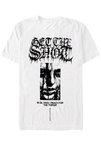Get The Shot – Silence White – T-Shirt – Weiß – XXL – 100% Baumwolle