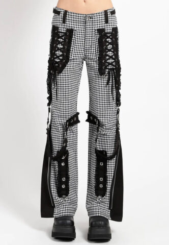 Tripp NYC – Bo Peep Black/White – Hose – Schwarz – W29 – 97% Baumwolle, 3% Elastan