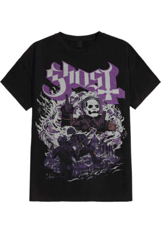 Ghost – FOG – T-Shirt – Schwarz – XXL – 100% Baumwolle