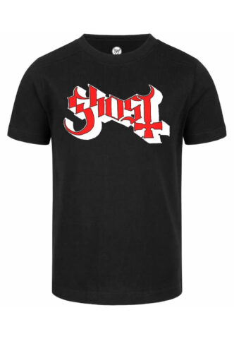Ghost – Logo Kids – T-Shirt – Schwarz – 152 – 100% Bio-Baumwolle
