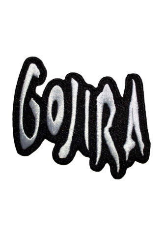 Gojira – Logo – Aufnäher – Weiß – Onesize – 100% Polyester