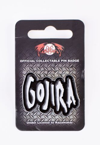 Gojira – Logo – Pin – Weiß – Onesize – Metallll