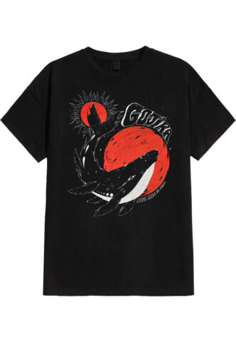 Gojira – Whale Sun Moon – T-Shirt – Schwarz – L – 100% Bio-Baumwolle