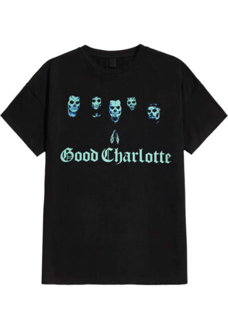 Good Charlotte – Generation Rx Skulls Stone Wash – T-Shirt – Schwarz – M – 100% Baumwolle