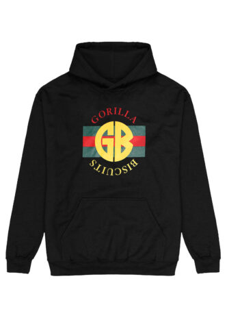 Gorilla Biscuits – GB Flag – Hoodie – Schwarz – XL – 50% Baumwolle, 50% Polyester