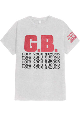 Gorilla Biscuits – GB Hold Your Ground Sportsgrey – T-Shirt – Grau – 3XL – 90% Baumwolle, 10% Polyester