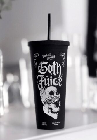 Killstar – Goth Juice Cold Brew – Becher – Schwarz – Onesize – 100% PVC