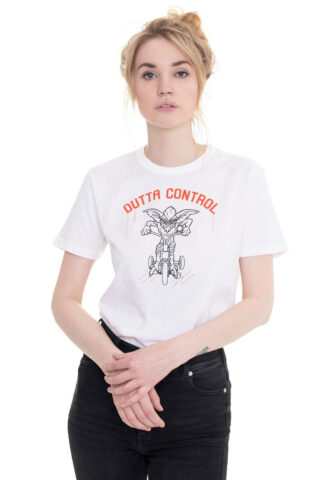 Gremlins – Outta Control White – T-Shirt – Weiß – XS – 100% Baumwolle