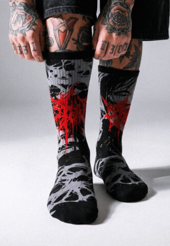 Stay Cold Apparel – Grinfrost Black – Socken – Schwarz – Onesize – 65% Baumwolle, 30% Polyamid, 5% Elastan
