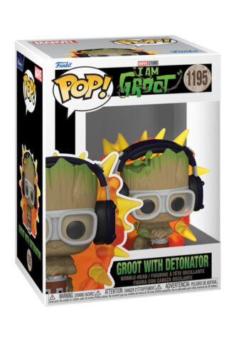 Guardians Of The Galaxy – Groot w/Detonator POP! Bobble-Head – Funko Pop – Mehrfarbig – Onesize – 100% PVC