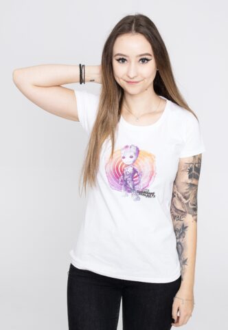 Guardians Of The Galaxy – Groot Watercolor White – Girly – Weiß – L – 100% Baumwolle