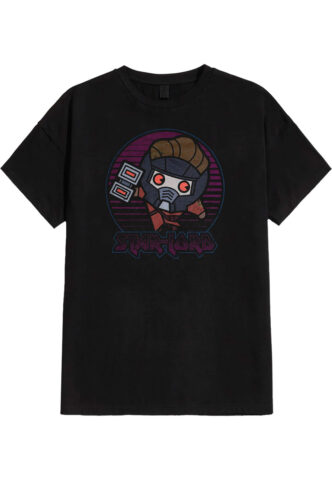 Guardians Of The Galaxy – Lord Of The Stars – T-Shirt – Schwarz – XL – 100% Baumwolle