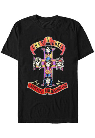 Guns N‘ Roses – Appetite For Destruction – T-Shirt – Schwarz – XL – 100% Baumwolle