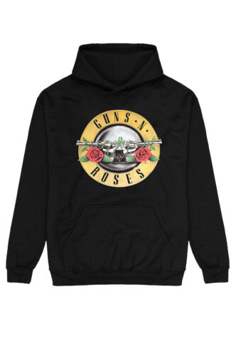 Guns N‘ Roses – Bullet Logo – Hoodie – Schwarz – XL – 65% Baumwolle, 35% Polyester