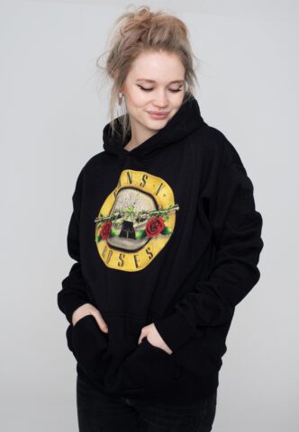 Guns N‘ Roses – Drum – Hoodie – Schwarz – L – 70% Baumwolle, 30% Polyester