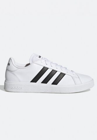 Adidas – Grand Court Base 2.0 Ftwwht/Cblack/Ftwwht – Schuhe – Weiß – EU 44 2/3 – Synthetic/Textile/Gummi