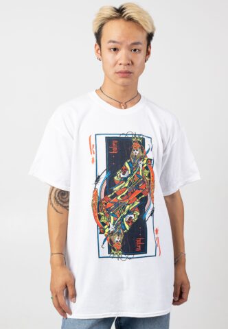 Haken – Cockroach King White – T-Shirt – Weiß – XL – 100% Baumwolle