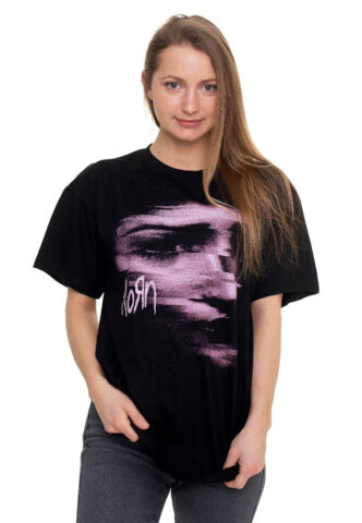 Korn – Chopped Face – T-Shirt – Schwarz – S – 100% Baumwolle