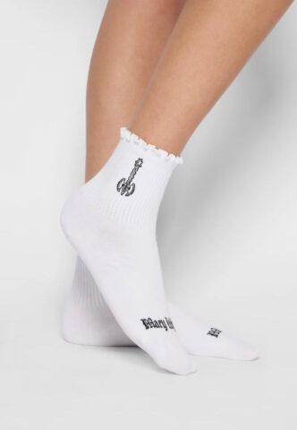 Mary Wyatt – Harlow Frill – Socken – Weiß – Onesize – gid://shopify/Metaobject/321689616621
