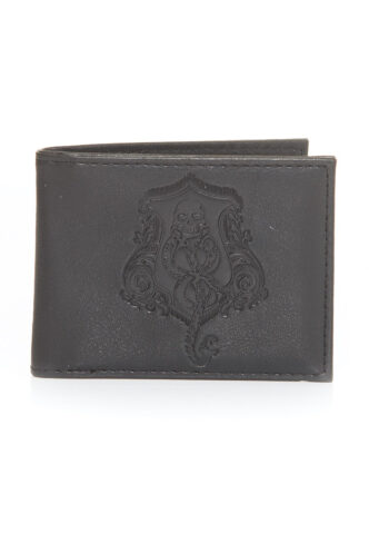 Harry Potter – Black on Black Web UV Print Bifold – Portemonnaie – Schwarz – Onesize – 100% Polyurethan