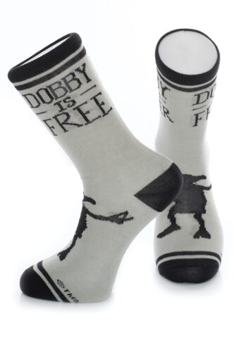 Harry Potter – Dobby – Socken – Grau – Onesize – 72% Baumwolle, 26% Polyamid, 2% Elasthan