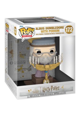 Harry Potter – Dumbledore w/Podium POP! Deluxe – Funko Pop – Mehrfarbig – Onesize – 100% PVC