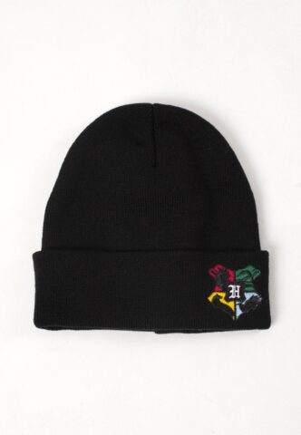 Harry Potter – Hogwarts – Beanie – Schwarz – Onesize – 100% Polyacryl