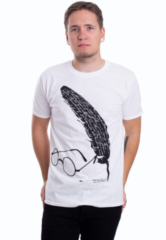 Harry Potter – Feather and Glasses White – T-Shirt – Weiß – XL – 100% Baumwolle,Jersey