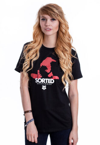 Harry Potter – Sorted Gryffindor – T-Shirt – Schwarz – M – 100% Baumwolle