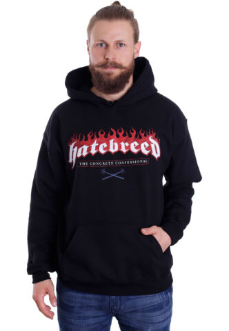 Hatebreed – Confessional – Hoodie – Schwarz – XXL – 50% Baumwolle, 50% Polyester