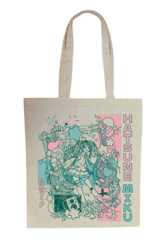 Hatsune Miku – Graphic – Stoffbeutel – Mehrfarbig – Onesize – 100% Baumwolle,Baumwolle