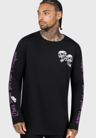 Killstar – Heal Your Heart Black – Longsleeve – Schwarz – XL – 100% Baumwolle