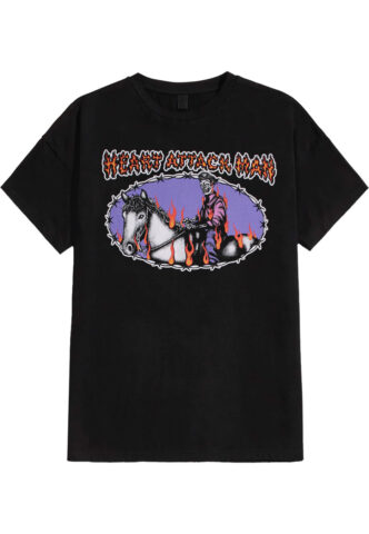 Heart Attack Man – Dead Rider – T-Shirt – Schwarz – XXL – 100% Baumwolle