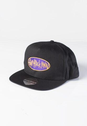 Heart Attack Man – Oval Logo Snapback – Cap – Schwarz – Onesize – 100% Baumwolle