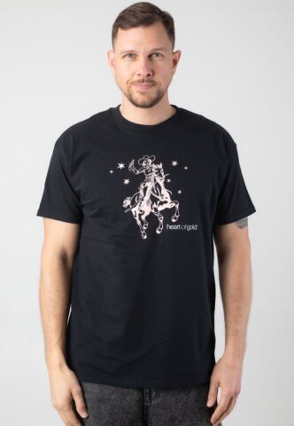 Heart Of Gold – Cowgirl – T-Shirt – Schwarz – XXL – 100% Baumwolle