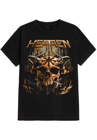 Heathen – Chaos Of Eveolution – T-Shirt – Schwarz – S – 100% Baumwolle