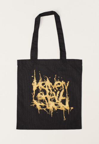 Heaven Shall Burn – Gold Logo – Tote Bag – Schwarz – Onesize – 100% Baumwolle