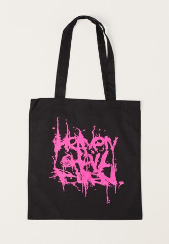 Heaven Shall Burn – Pink Logo – Tote Bag – Schwarz – Onesize – 100% Baumwolle