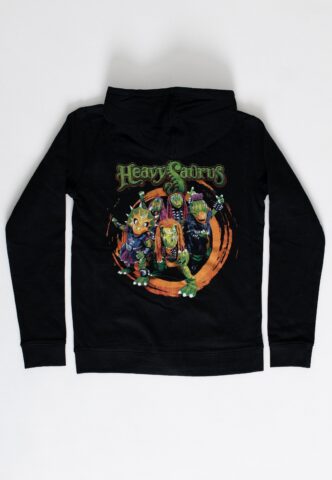 Heavysaurus – Rock’n’Rarr Kids – Zipper – Schwarz – 92 – 100% Bio-Baumwolle