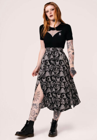 Hellbunny – Anatomy – Rock – Schwarz – XXL – 100% Viskose