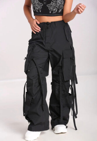 Hellbunny – Octopus Black – Hose – Schwarz – XS – 65% Polyester, 35% Baumwolle