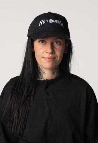 Helloween – Classic Logo – Cap – Schwarz – Onesize – 100% Baumwolle