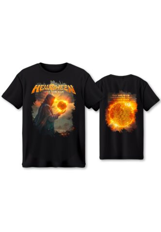 Helloween – Into The Sun Tour – T-Shirt – Schwarz – M – 100% Baumwolle