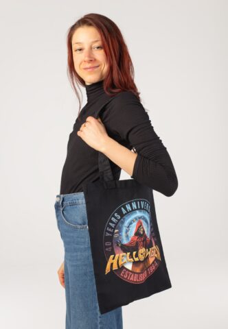 Helloween – Keeper 40 Years – Totebag – Schwarz – Onesize – 100% Baumwolle