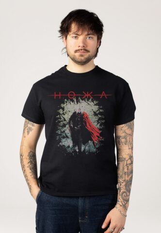 HOKKA – Via Miseria IV – T-Shirt – Schwarz – L – 100% Baumwolle