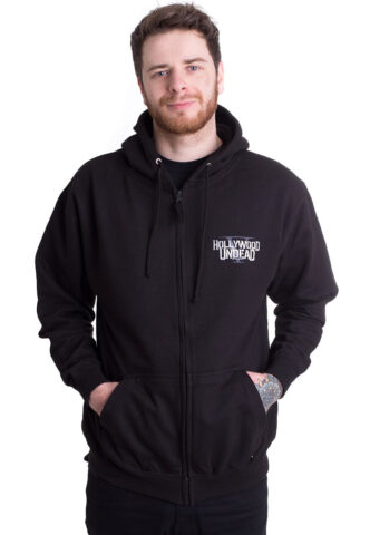Hollywood Undead – Run With It – Zipper – Schwarz – XL – 80% Baumwolle, 20% Polyester
