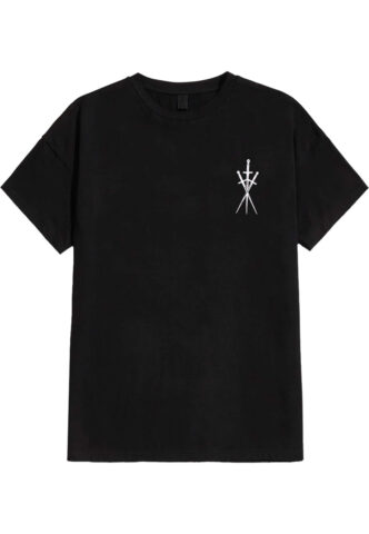 Holy Wars – Logo Tweed – T-Shirt – Schwarz – L – 100% Baumwolle