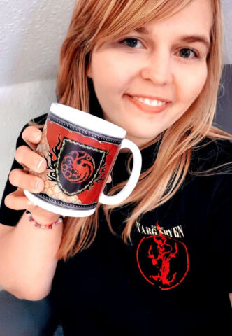 House Of The Dragon – Targaryen Pocket – T-Shirt – Schwarz – S – 100% Baumwolle