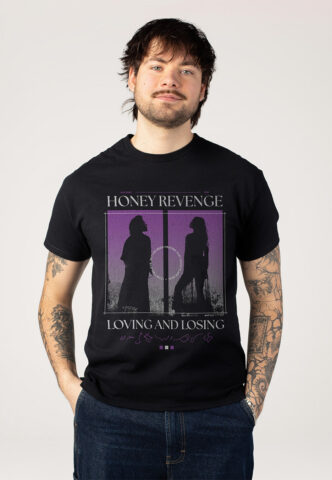 Honey Revenge – Loving and Losing Album – T-Shirt – Schwarz – M – 100% Baumwolle