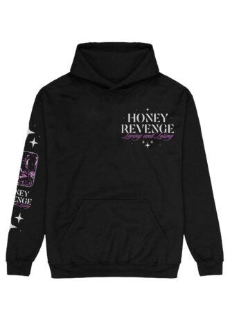 Honey Revenge – Run Your Mouth – Hoodie – Schwarz – L – 80% Baumwolle, 20% Polyester